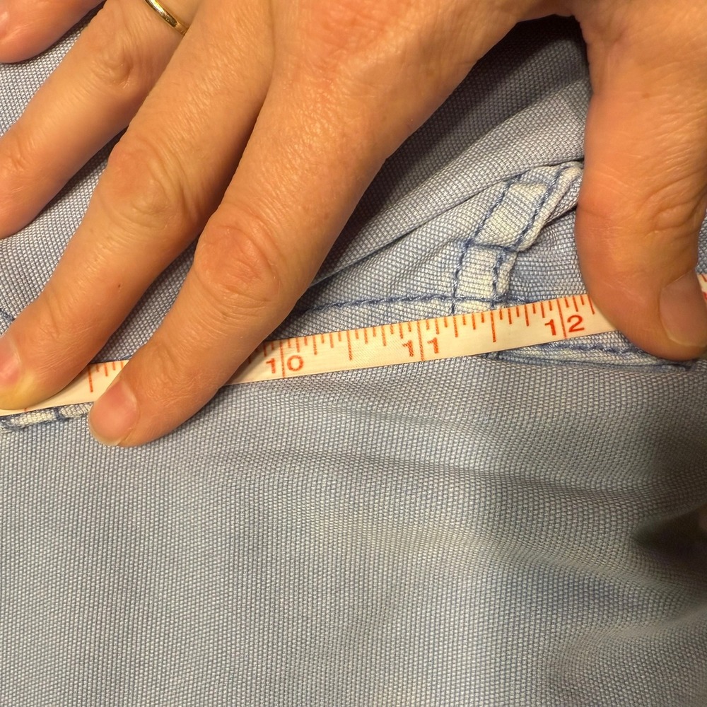 Anthropology x Pilcro‎ The Wanderer Light Blue Chambray Pants Size 31 Relaxed - Picture 13 of 16